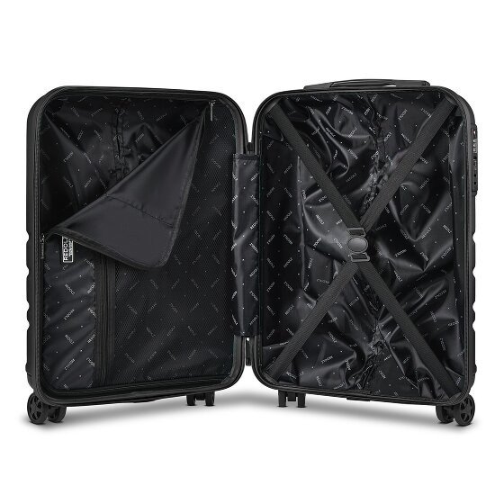 Redolz Pro ABS 4 ruote Trolley cabina 53 cm
