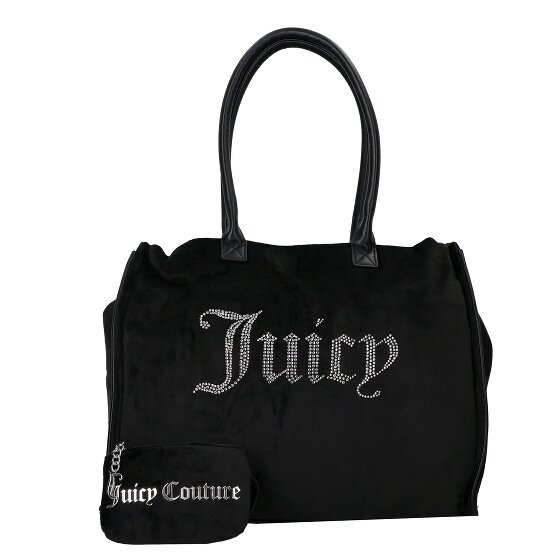Juicy Couture Iris Velvet Rhinestones Borsa shopper 33 cm Juicy Couture Iris Velvet Rhinestones Borsa shopper 33 cm