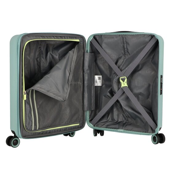American Tourister Dynabelt 4 ruote Carrello della cabina 55 cm con piega di espansione