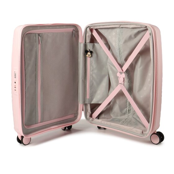 American Tourister Mickey Magic 4 ruote Carrello della cabina 55 cm con piega di espansione