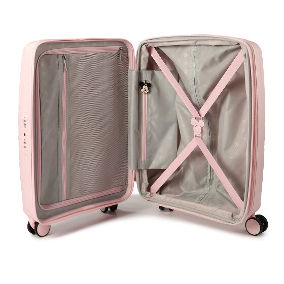 American Tourister Mickey Magic 4 ruote Carrello della cabina 55 cm con piega di espansione