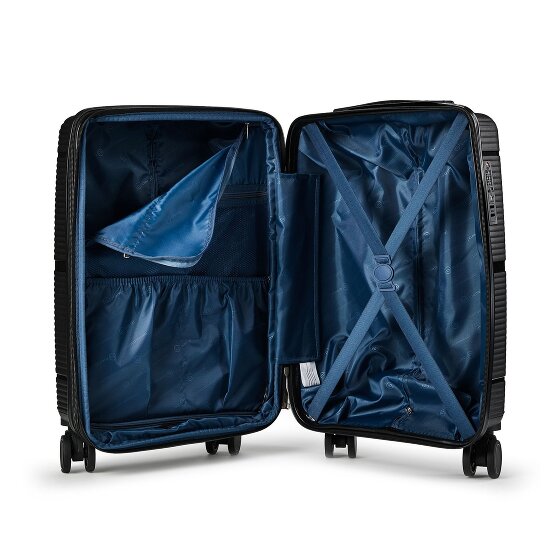 Benzi 5899 4 ruote Trolley cabina S 55 cm espandibile