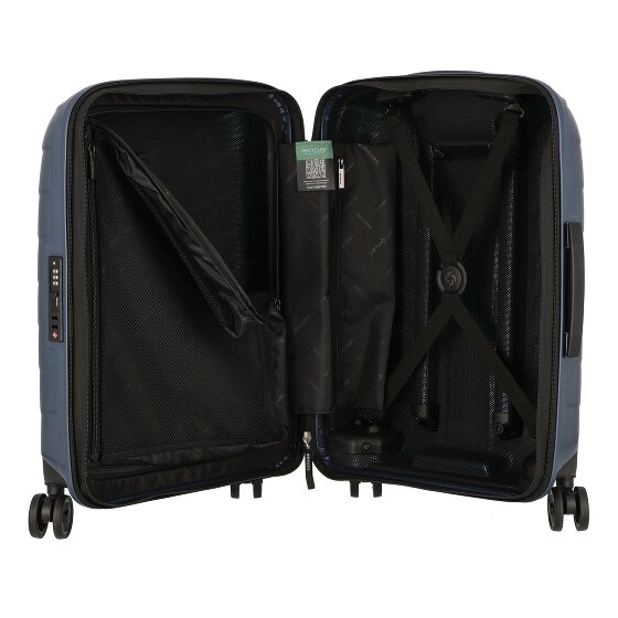 Samsonite Attrix 4 ruote Carrello della cabina 55 cm con piega di espansione
