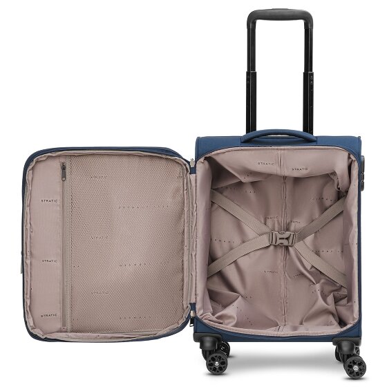 Stratic taska Trolley cabina a 4 ruote S 55 cm con piega a espansione Stratic taska Trolley cabina a 4 ruote S 55 cm con piega a espansione