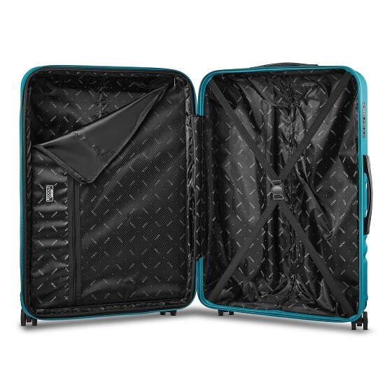 Redolz Pro ABS 4 ruote Carrello 74 cm espandibile