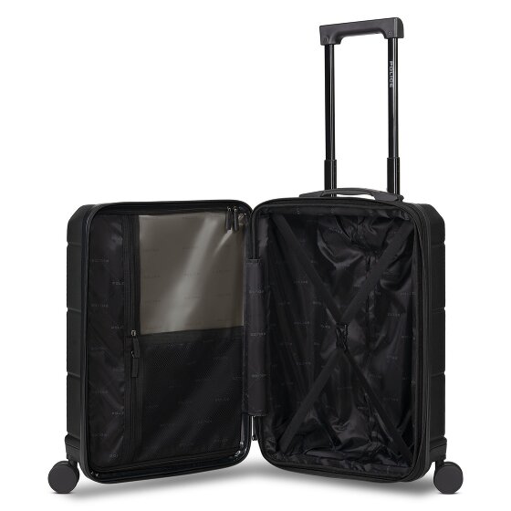 Police London 4 ruote Trolley cabina 55 cm Vano porta PC espandibile