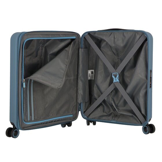 American Tourister Dynabelt 4 ruote Carrello della cabina 55 cm con piega di espansione