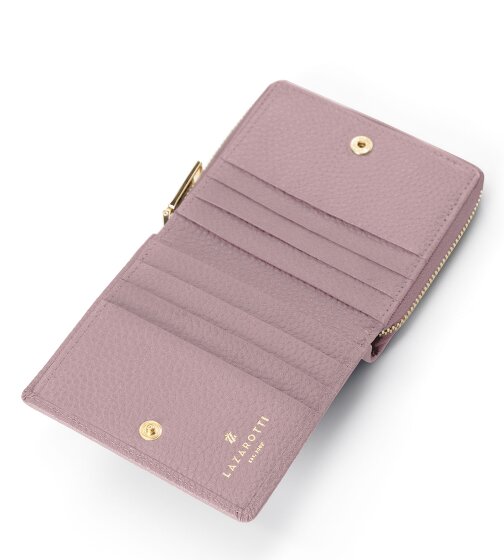Lazarotti Portafoglio Bologna in pelle, medio, con chiusura a zip perimetrale, 10 cm