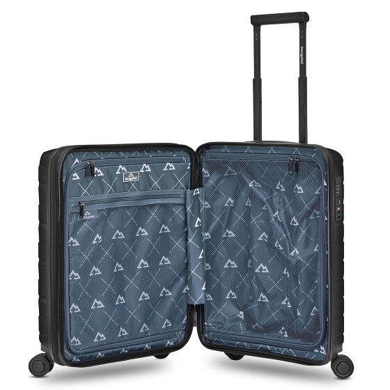 Bergpfeil Carrello da viaggio a 4 ruote per cabina S 55 cm con piega ad espansione