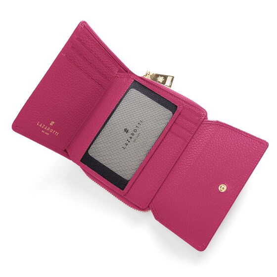 Lazarotti Portafoglio Bologna in pelle con chiusura a zip, 12 cm
