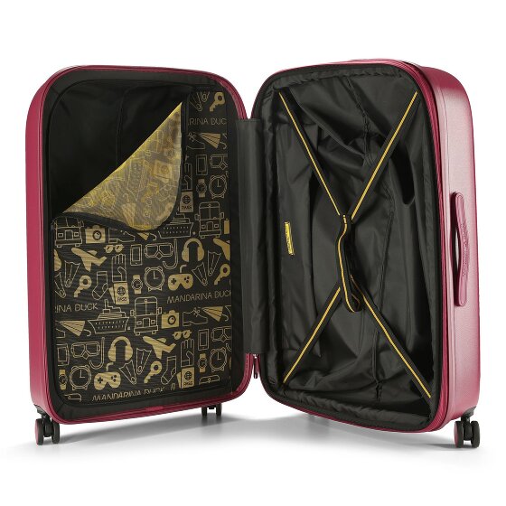 Mandarina Duck Logoduck + 4 ruote Carrello L 75 cm