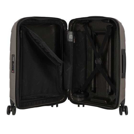Samsonite Attrix 4 ruote Carrello della cabina 55 cm con piega di espansione