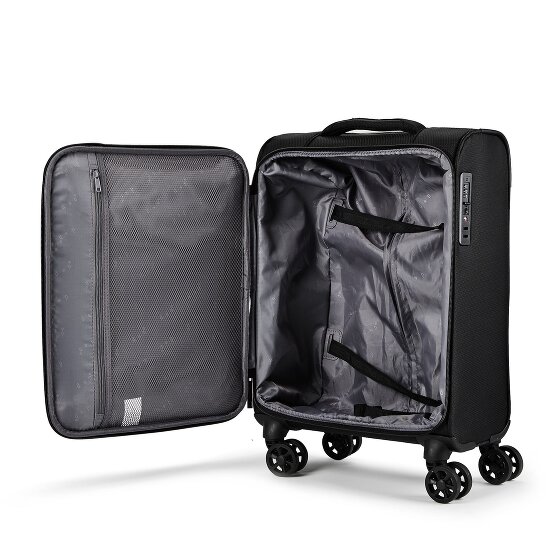 d&n Travel Line 9804 4 ruote Trolley cabina S 55 cm