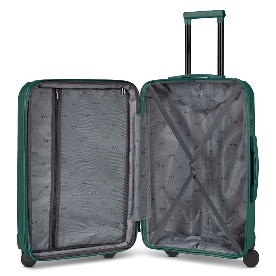 d&n South Dakota 4 ruote Set di valigie 3 pezzi con piega di espansione