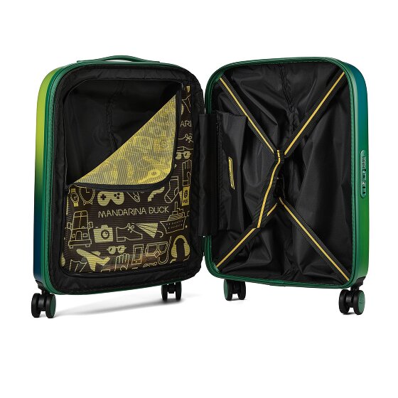 Mandarina Duck Logoduck + 4 ruote Trolley cabina 55 cm espandibile