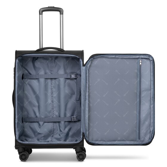 bugatti Valencia Soft 4 ruote Carrello M 65 cm con piega di espansione