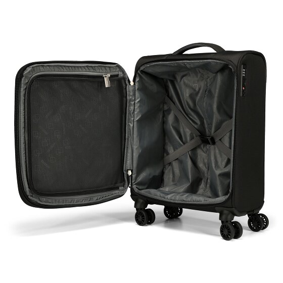 American Tourister Cloudrider 4 ruote Carrello della cabina S 55 cm con piega di espansione