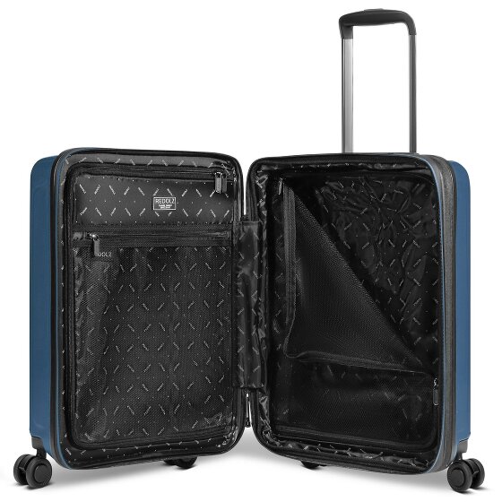 Redolz Set di valigie Essentials 14 a 4 ruote + beauty case 4 pezzi con piega elastica