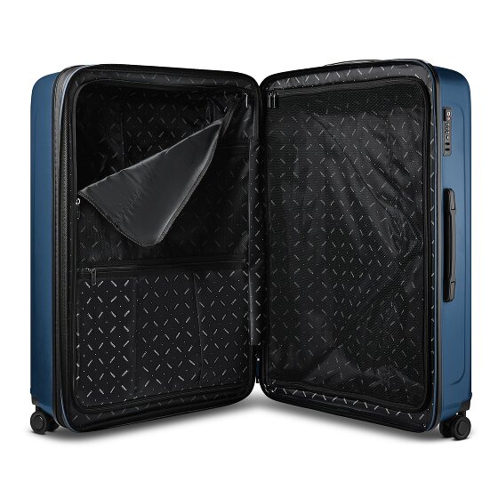 Redolz Set di valigie Essentials 14 a 4 ruote + beauty case 4 pezzi con piega elastica