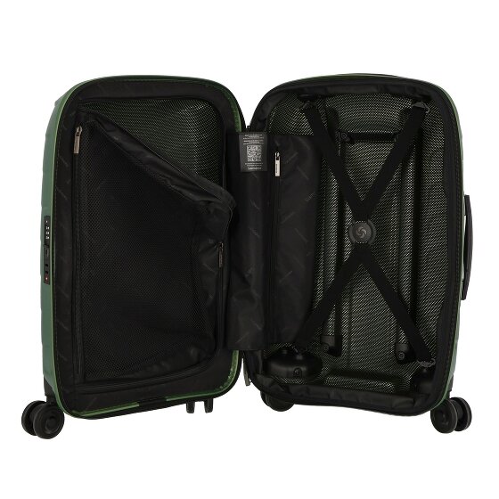 Samsonite Attrix 4 ruote Carrello della cabina 55 cm con piega di espansione