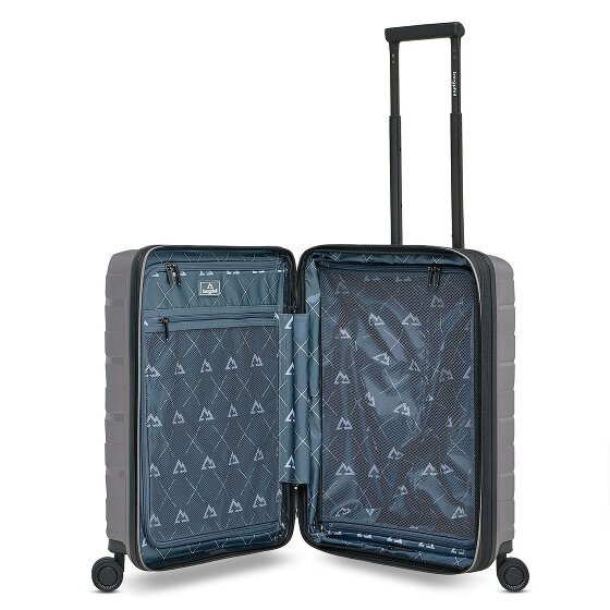 Bergpfeil Travel 4 ruote Trolley cabina 55 cm Vano porta PC espandibile