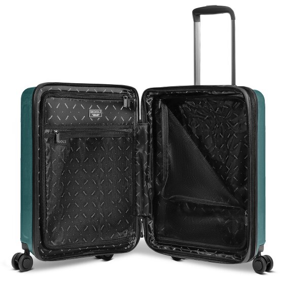 Redolz Set di valigie Essentials 14 2 pezzi trolley da cabina con piega elastica e beauty case