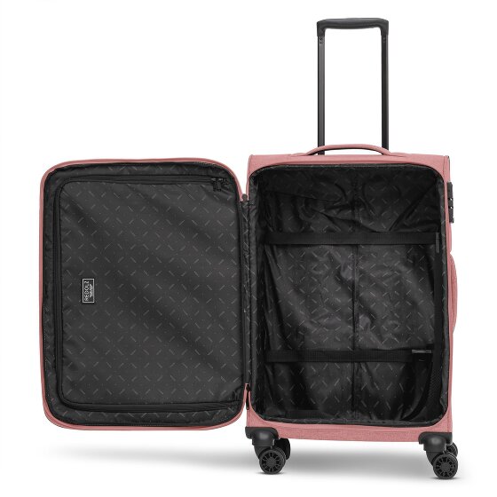 Redolz Essentials 12 THREE SET 4 ruote Set di valigie 3 pezzi con piega di espansione