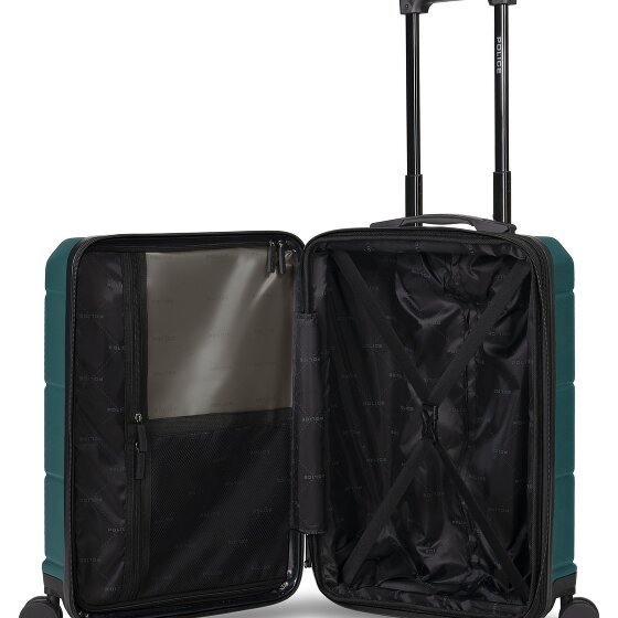 Police London 4 ruote Trolley cabina 55 cm Vano porta PC espandibile