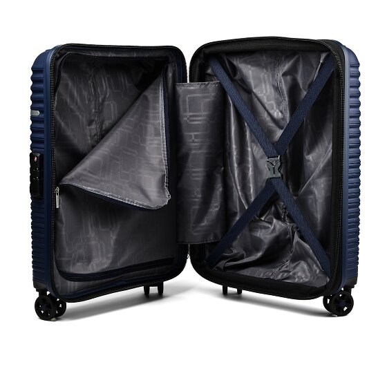 American Tourister Liftoff 4 ruote Carrello della cabina 55 cm con piega di espansione