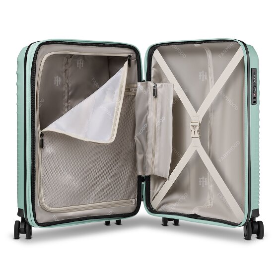 Farmhood Straw Edition 4 ruote Trolley cabina 55 cm espandibile