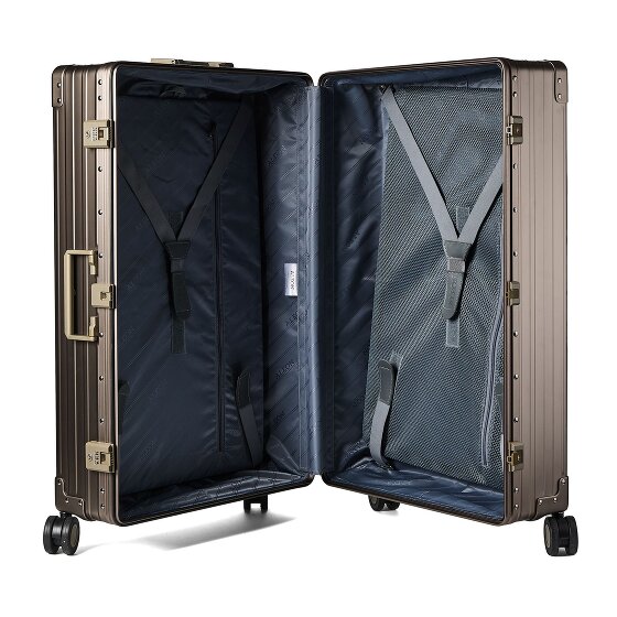 Aleon Carrello Traveler Macro a 4 ruote in Alluminio, 77 cm