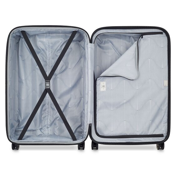 Delsey Paris Meteor 4 ruote Carrello L 78 cm con piega di espansione