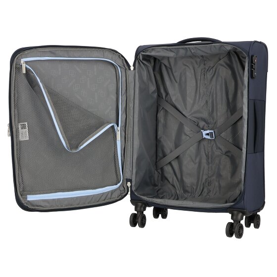 American Tourister Avantour 4 ruote Set di valigie 3 pezzi con piega di espansione