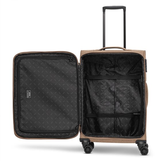 Redolz Essentials 12 THREE SET 4 ruote Set di valigie 3 pezzi espandibile