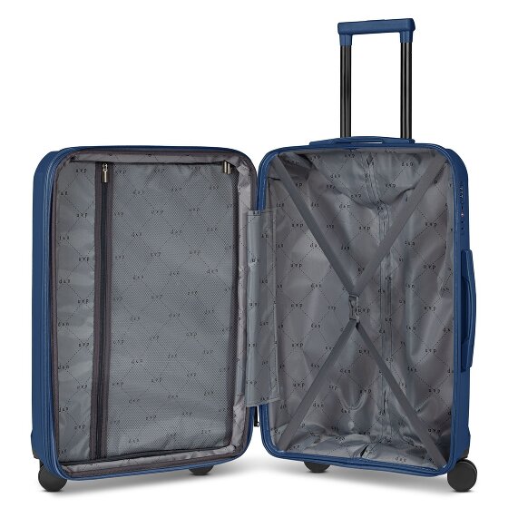 d&n South Dakota 4 ruote Set di valigie 3 pezzi con piega di espansione