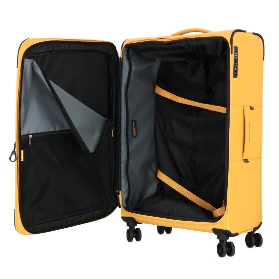 Mandarina Duck Eco Coated 4 ruote Carrello L 78 cm con piega di espansione