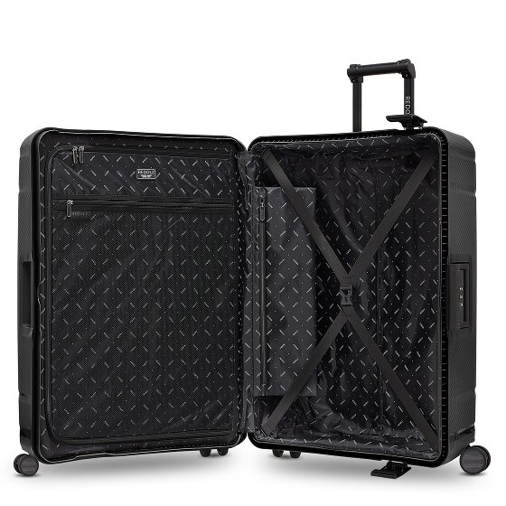 Redolz Set di valigie Essentials 15 a 4 ruote 3 pezzi con chiusura a tre punti