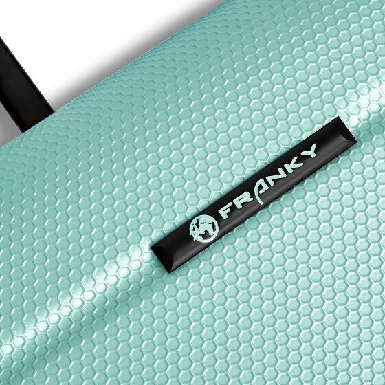 Franky Munich 4.0 Set di valigie a 4 ruote, 3 pezzi con piega elastica