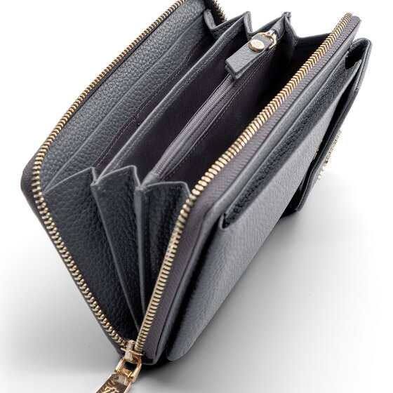 Lazarotti Bologna Portafoglio in pelle con zip Custodia per cellulare in pelle 19 cm