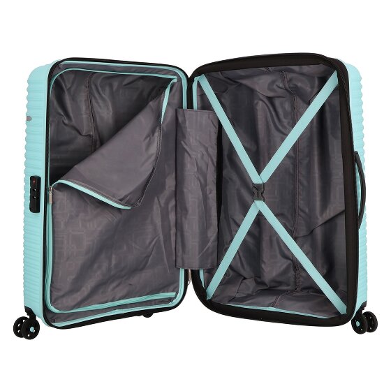 American Tourister Liftoff 4 ruote Set di valigie 3 pezzi con piega di espansione