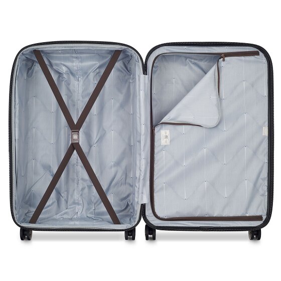 Delsey Paris Meteor 4 ruote Carrello L 78 cm con piega di espansione