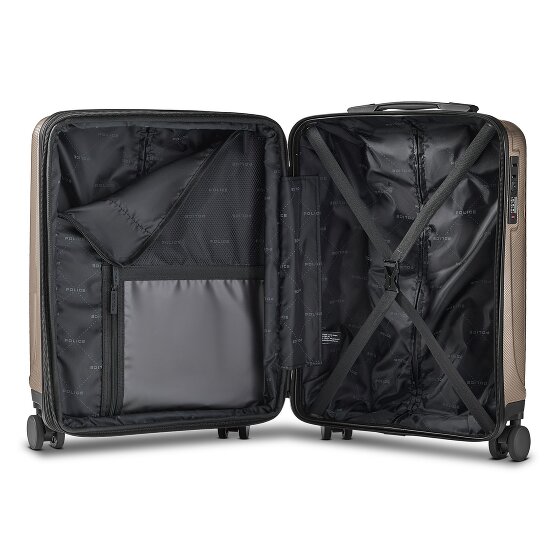 Police New York 4 ruote Trolley cabina S 54 cm espandibile