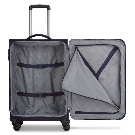 Worldpack Chicago 4 ruote Carrello M 67 cm con piega di espansione