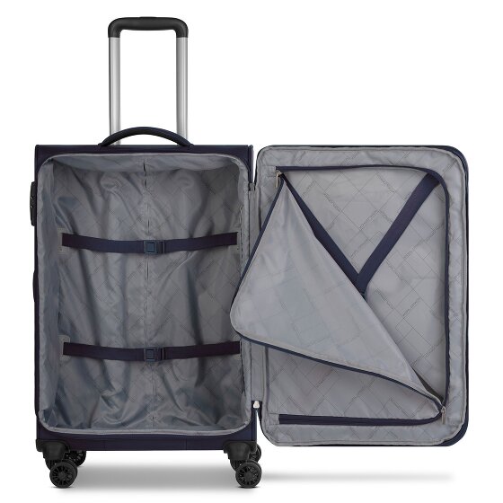 Worldpack Chicago 4 ruote Carrello M 67 cm con piega di espansione