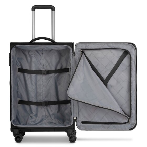 Worldpack Chicago 4 ruote Carrello M 67 cm con piega di espansione