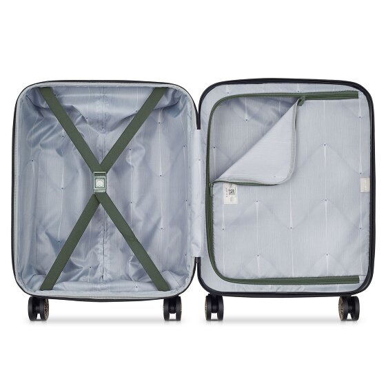 Delsey Paris Meteor 4 ruote Carrello della cabina 55 cm con piega di espansione