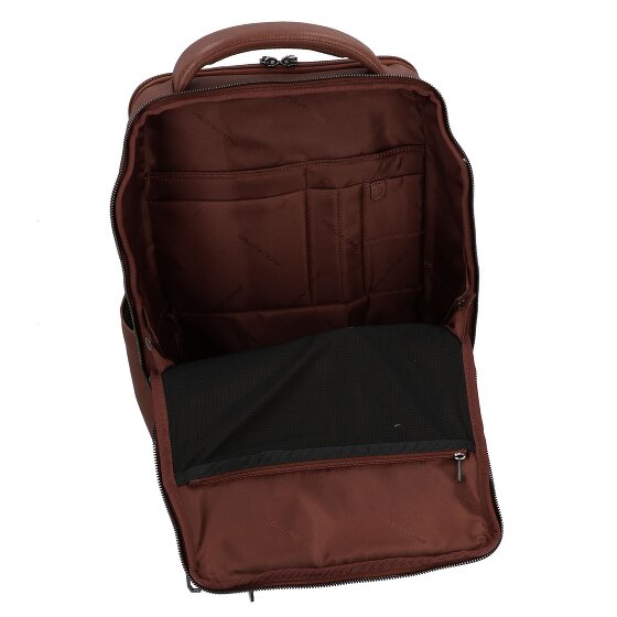 Piquadro Cronus Zaino da lavoro Protezione RFID Vera Pelle 41 cm Vano porta PC