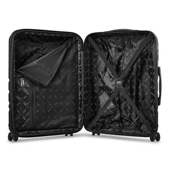 Redolz Pro ABS Medium+ 4 ruote Carrello 65 cm espandibile