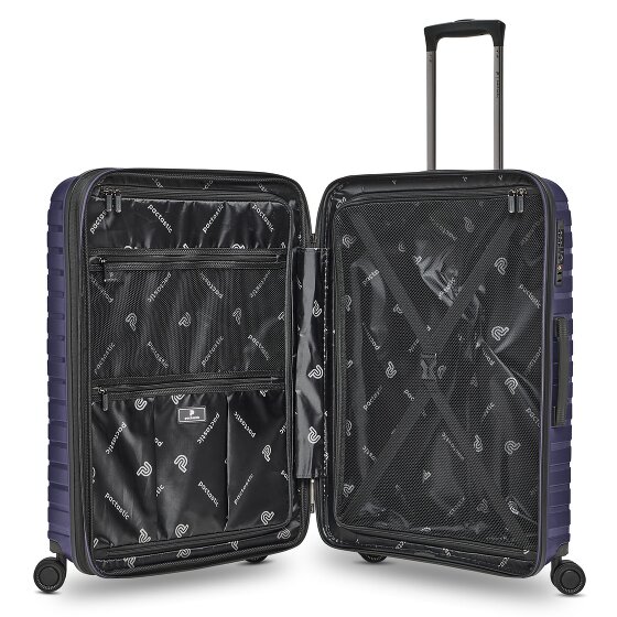 Pactastic Collection 04 THE MEDIUM + 4 ruote Carrello M 66 cm con piega di espansione