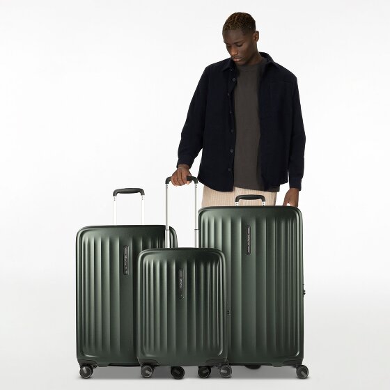 Samsonite Fyrm 4 ruote Set di valigie 3 pezzi con piega di espansione